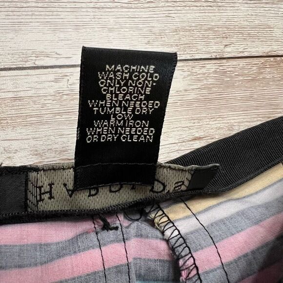 Harold's Size 4 Multi-Color Floral Print Side Zipper Pleated Midi Skirt Boho EUC - Picture 6 of 10